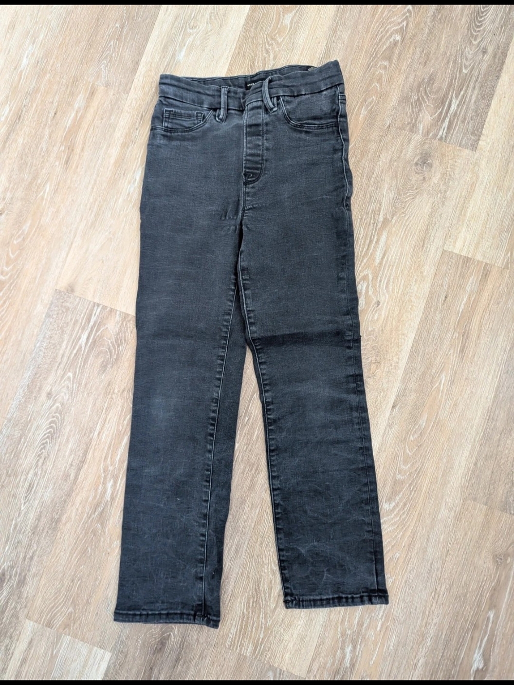 Good America Pull On Jeans In Black Size Small